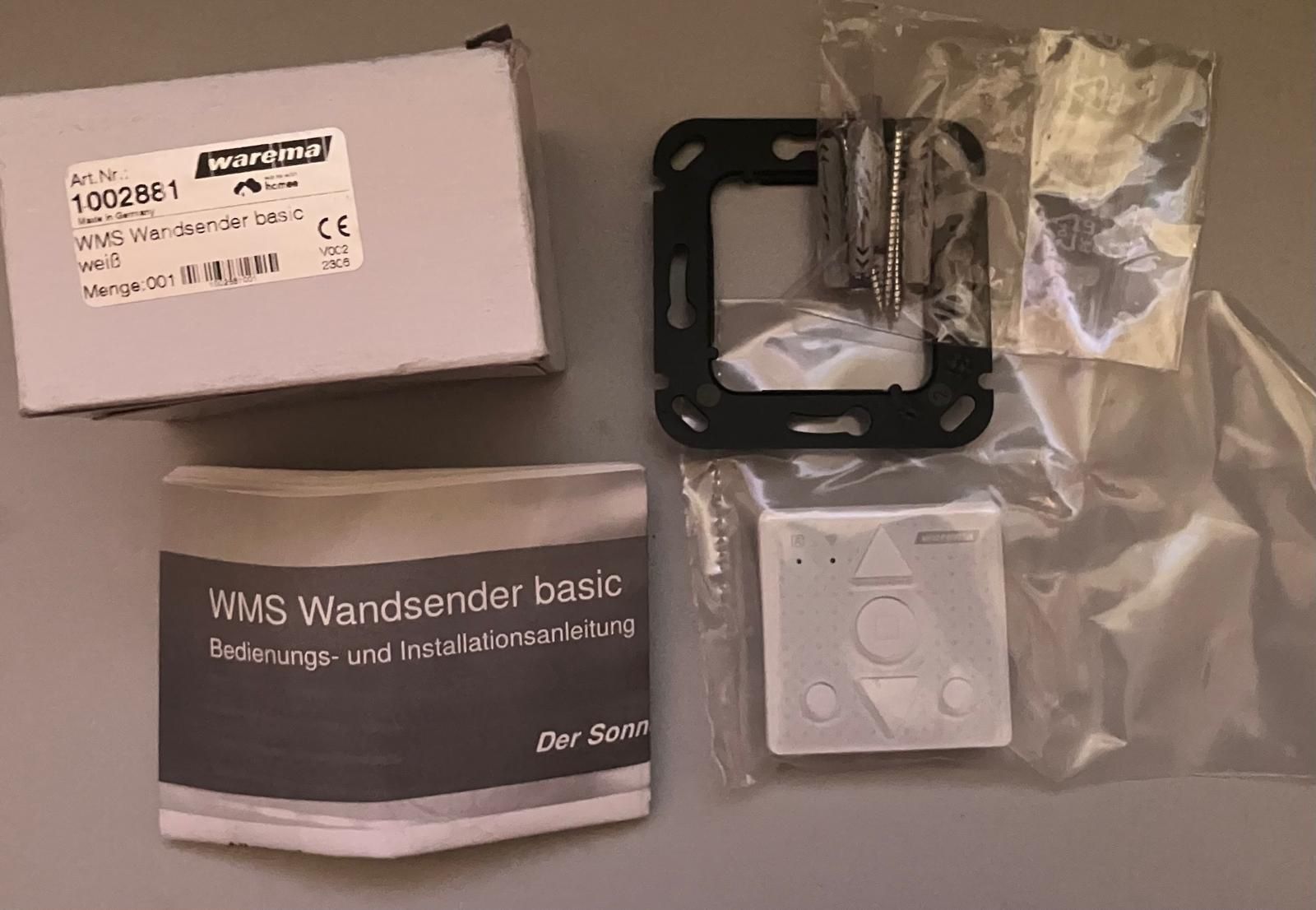 Markisen: X Warema WMS Wandsender Basic weiss - OVP NEU Storen – Neu und originalverpackt aus Zürich von Shalashaska 1