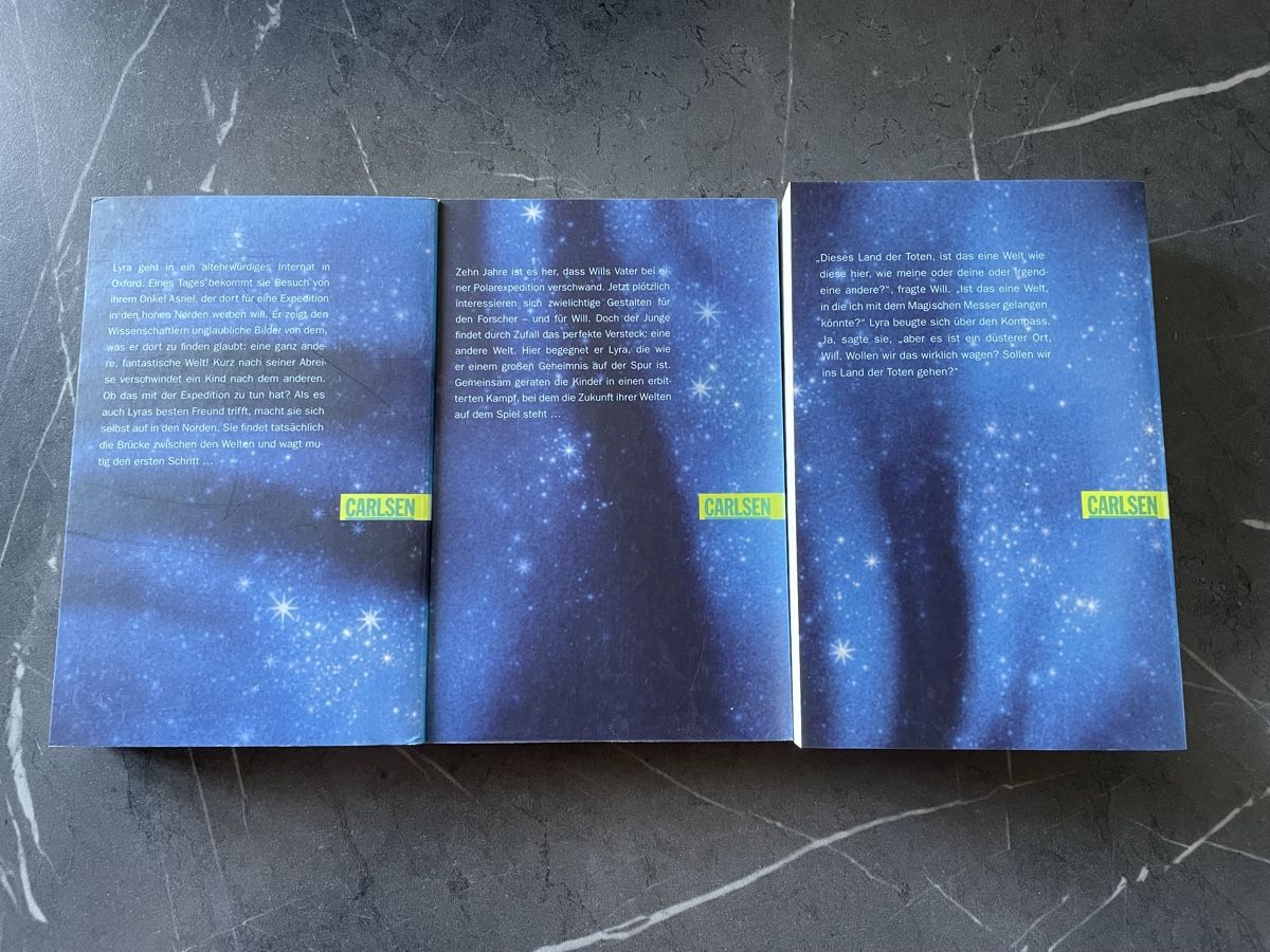 Livres: Philip Pullman Trilogie Der Goldene Kompass 3 Bücher – D'occasion à Urdorf par SarahAella 1