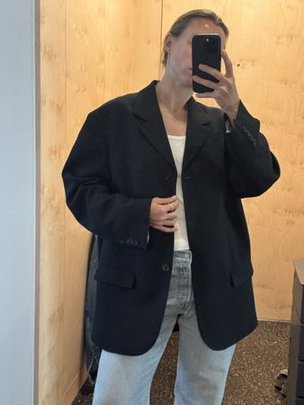 Acne studios oversized black blazer size 34-36