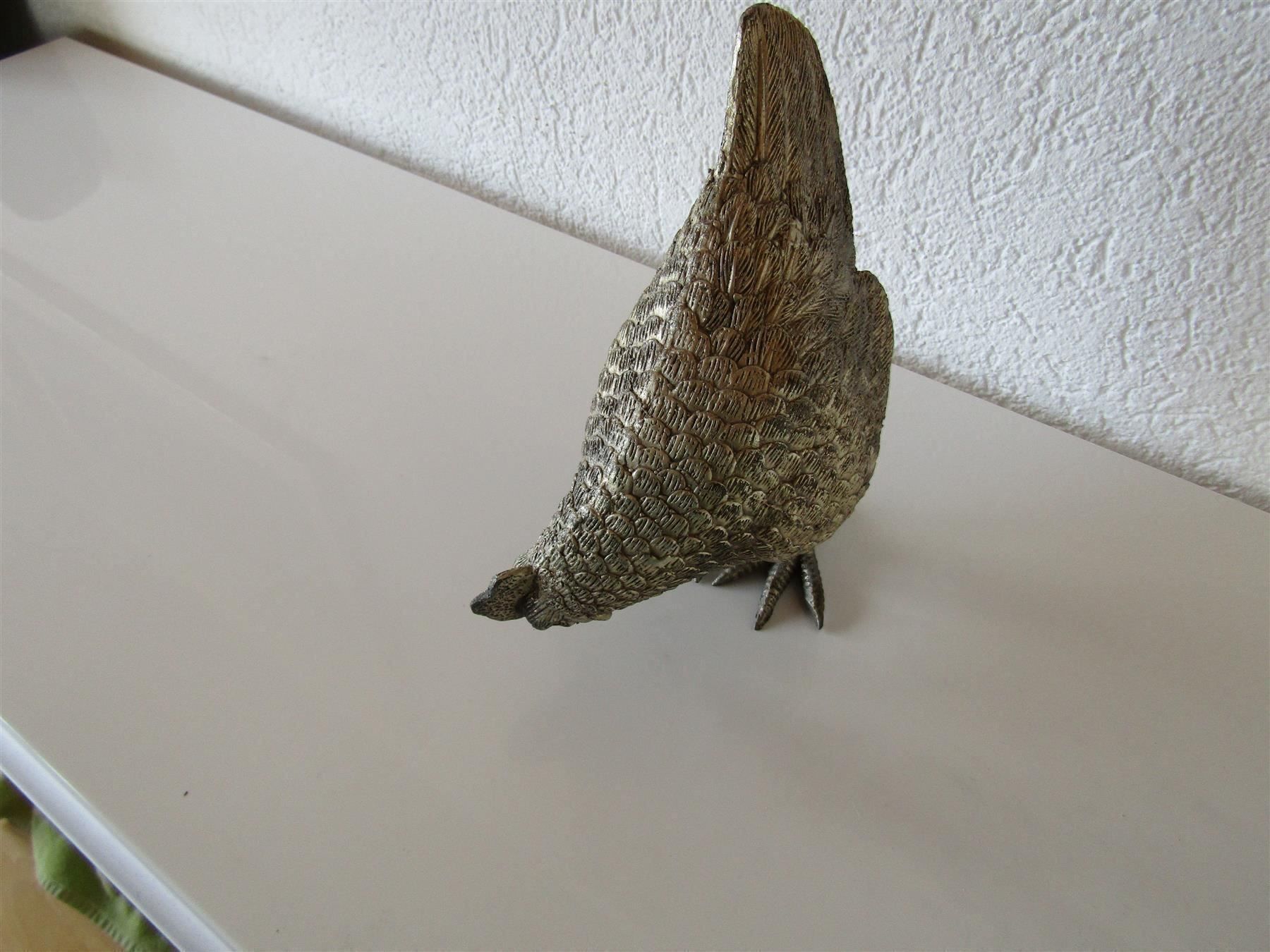 Statuette: Huhn (versilbert?)                                  (Nr.70) – Usato da Herzogenbuchsee venduto da Winigo