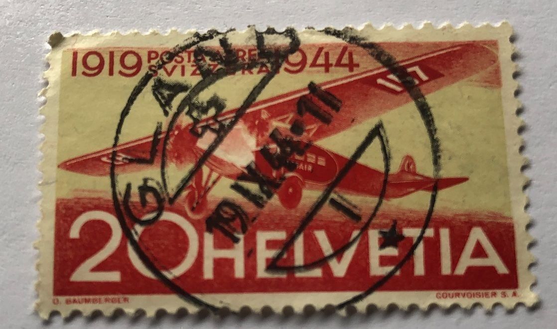 Alle Briefmarken: Nr.F 38 mit Vollstempel Gland – Gebraucht aus Aarau von Billa007