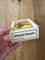 Klötzlipuzzle 6-teilig Tieri
