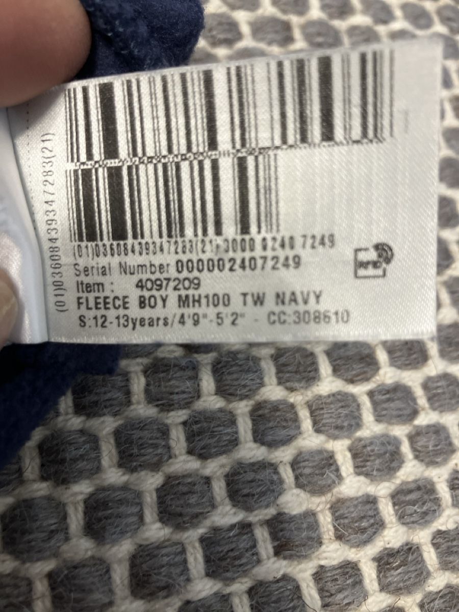 Decathlon Maglioni & Felpe: Quechua Fleece-Pulli, Gr. 152, blau – Usato da Burgdorf venduto da mch_mp8f 3