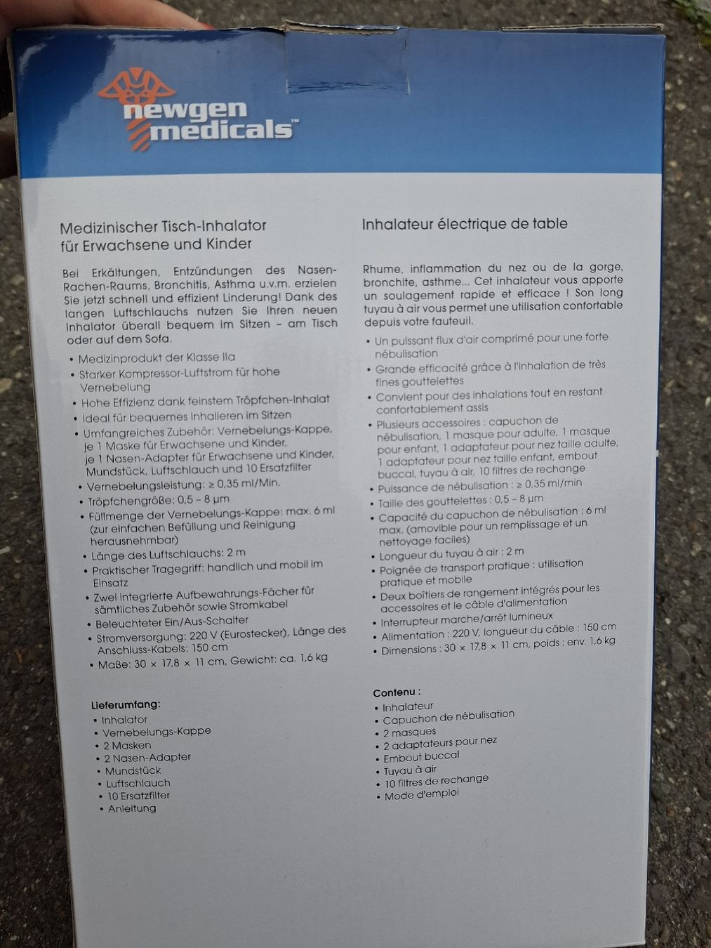 Medizinische Geräte: Inalatore da Tavolo Newgen Medicals – Gebraucht aus Reinach AG von flo_8f9r 1