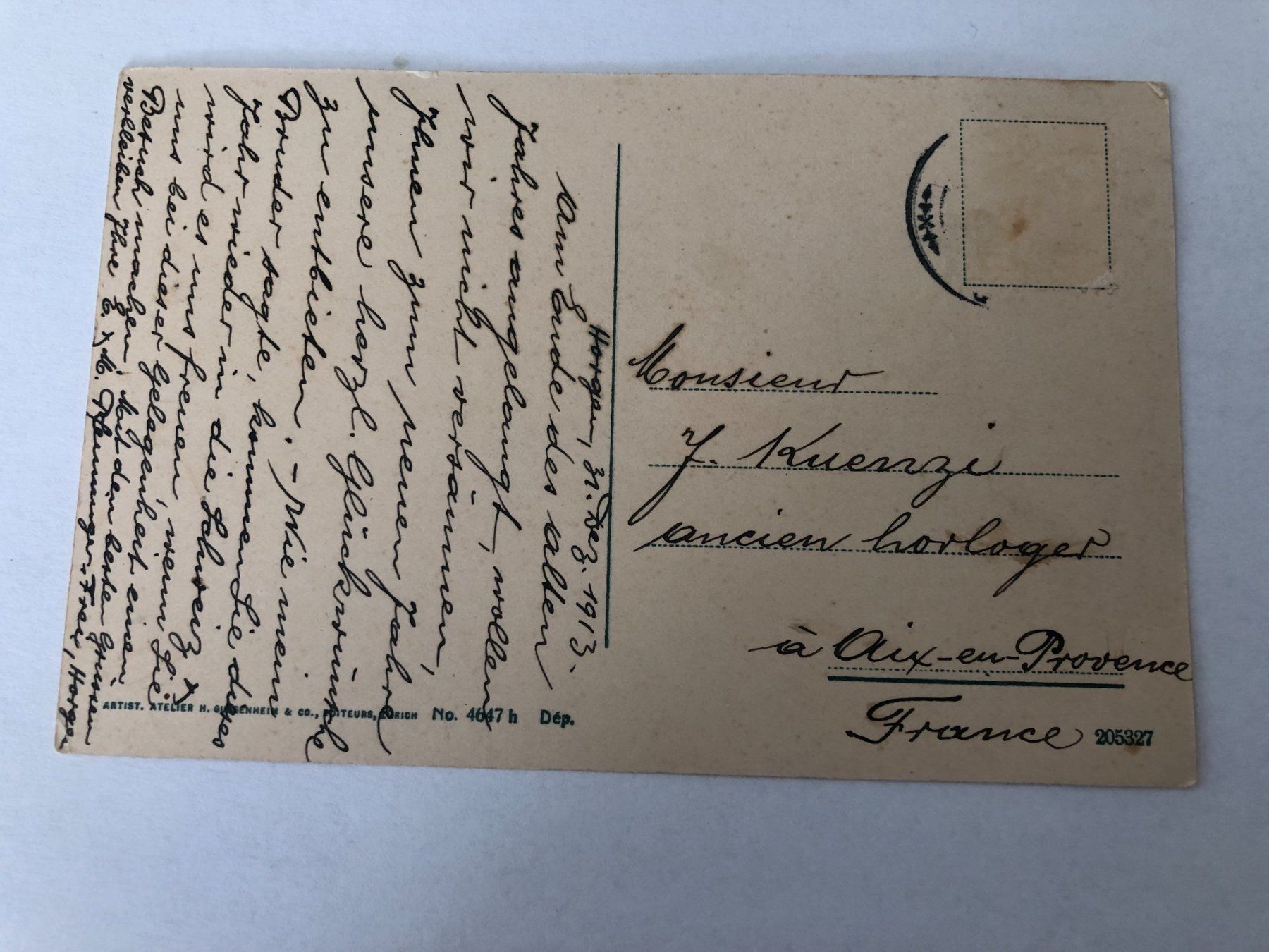 Cartoline postali: Horgen Winteransicht See Kirche – Usato da Pfäffikon ZH venduto da Waltoversand 1