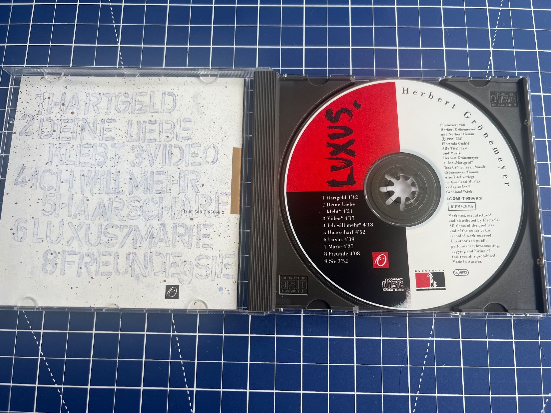 CD: Herbert Grönemeyer – Luxus – Usato da st.gallen venduto da sophiephie 1