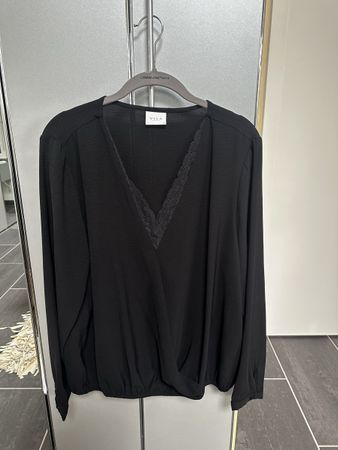 VILA Bluse, schwarz, Gr. 42, Top Zustand!