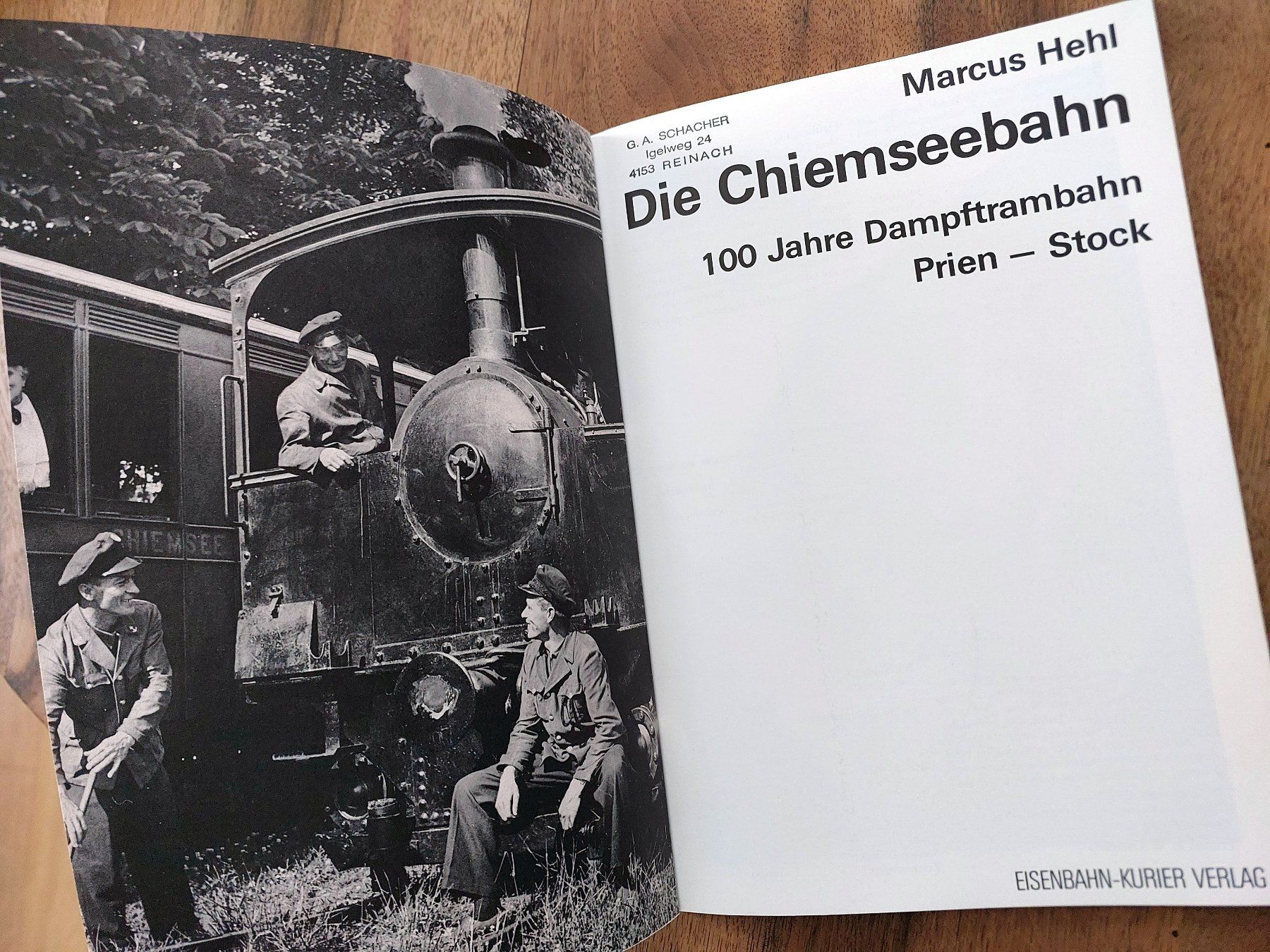 Libri: Die Chiemseebahn - 100 Jahre Dampftrambahn – Usato da Schönenwerd venduto da Steidi 1