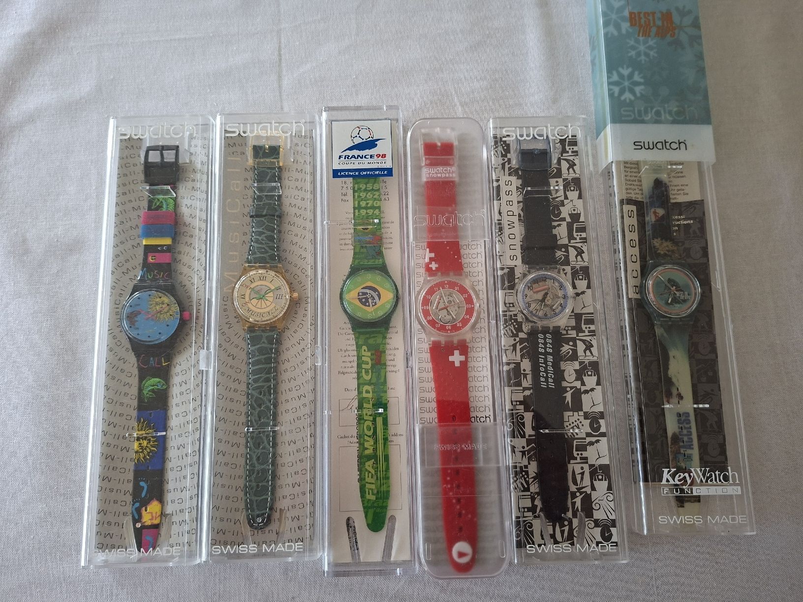 Swatch Orologi: Swatch Uhren diverse 6 Stk.  – Usato da Spiez venduto da -37- 2