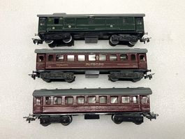märklin 342/343/344 H0~ Personenwagen-Set MITROPA - Blech