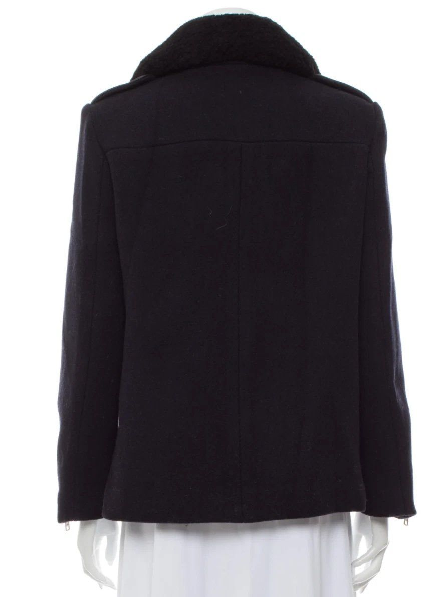 Sandro Jacken: SANDRO Paris / Wool and Leather jacket / Size FR40-US8 – Gebraucht aus Zürich von lils01 2