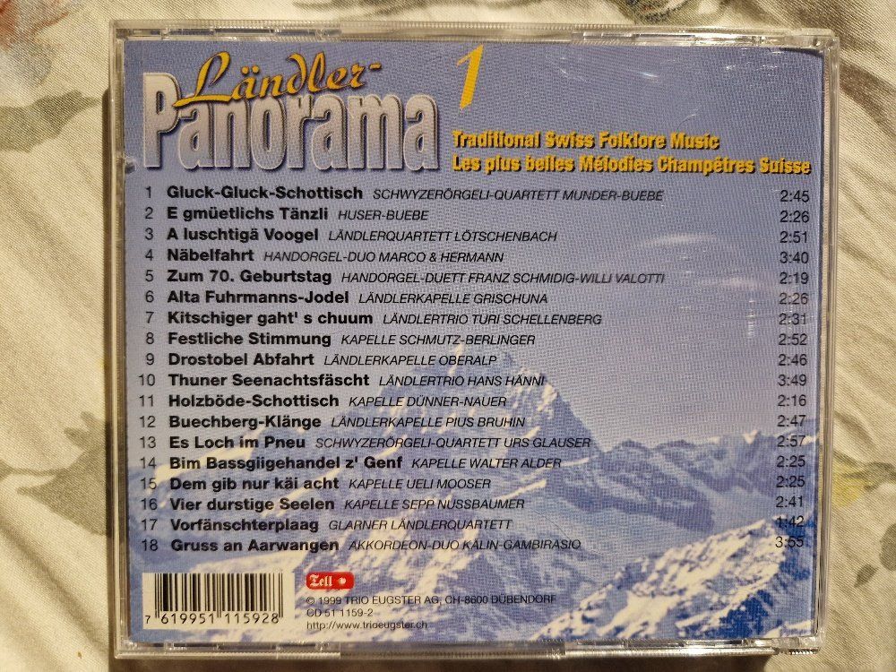 CD: Ländler - Panorama 1 – Usato da Brittnau venduto da Zibu 1