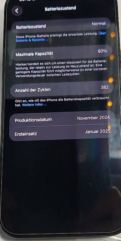 Telefoni cellulari / Smartphones: Iphone 16pro Max 256gb – Usato da Bottmingen venduto da P.Cinque 2