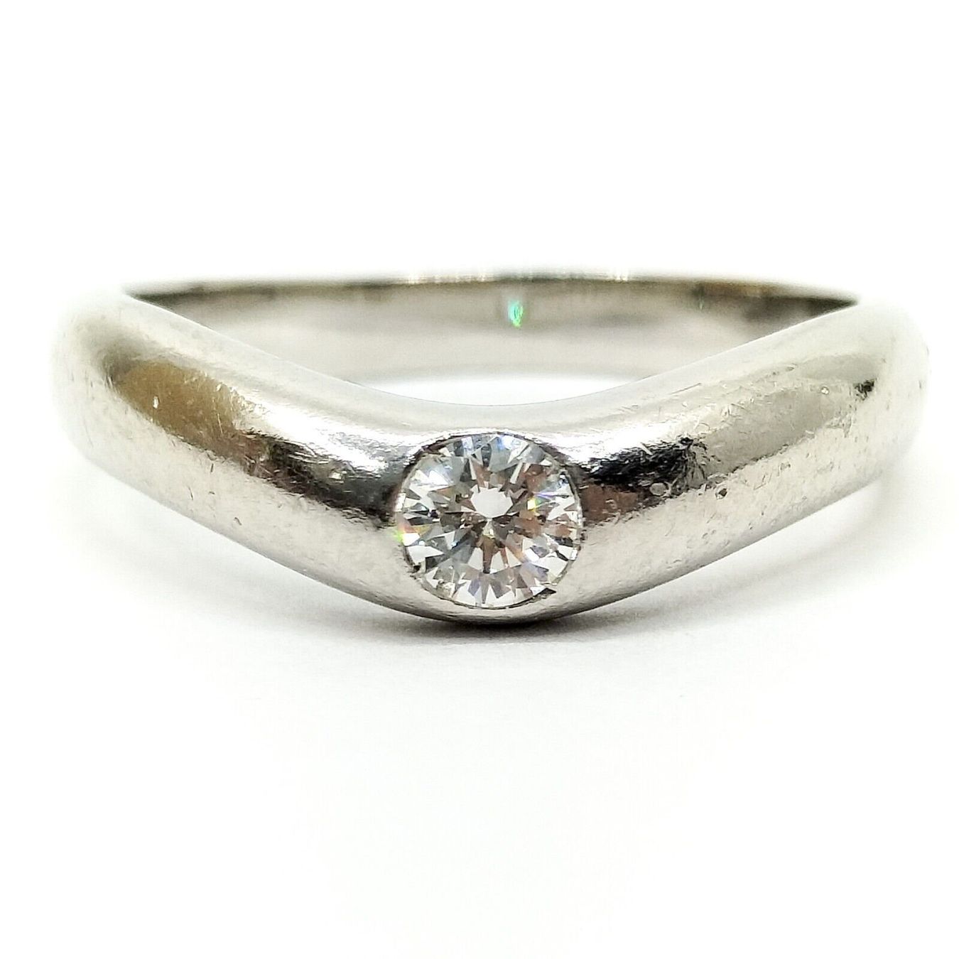 Bulgari Anelli: BULGARI SOLITAIRE RING 950 PLATIN DIAMANT – Usato da Bottighofen venduto da menschenfamilie