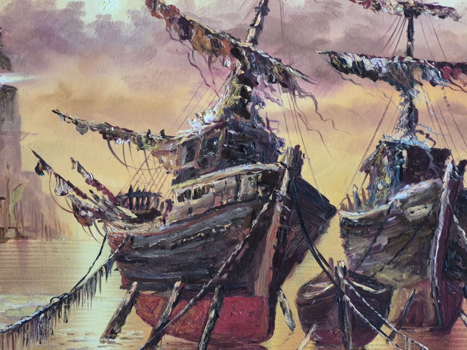 Dipinti: Oelbild vintage, 75cm x 65cm – Usato da Frauenfeld venduto da mel_2gqy 1