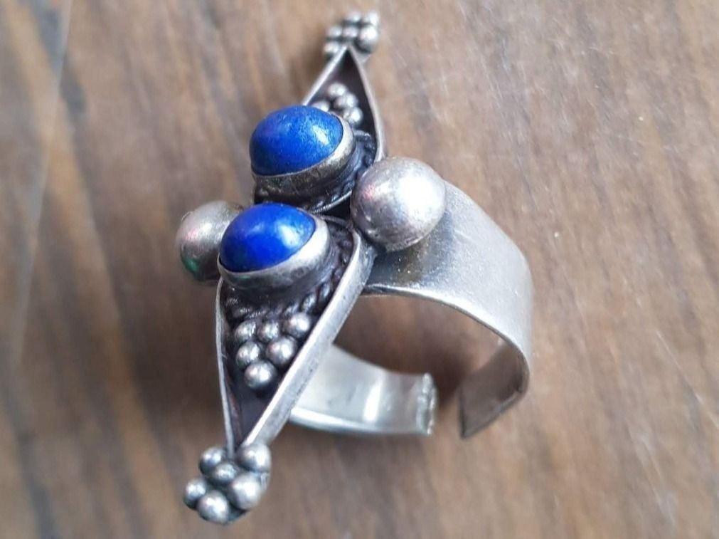 Anelli: Silberring 925er Silber Lapislazuli – Usato da Mörschwil venduto da wunderkiste44 4