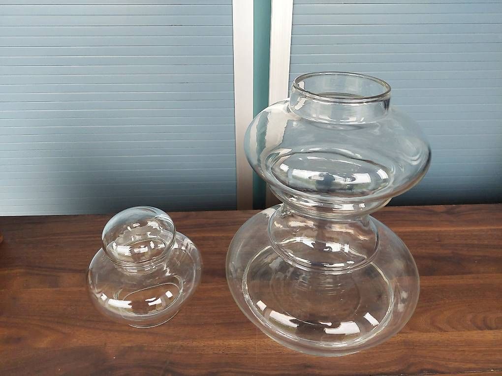 Bicchieri: Wunderschöner grosser Glasbehälter mit Deckel – Usato da Obfelden venduto da Foto_Bild_Kunst_Buch 1