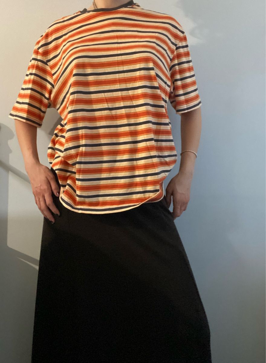 H&M T-shirt: Orange gestreiftes Tshirt – Nuovo (secondo la descrizione) da Spiegel b. Bern venduto da ano_tc7y