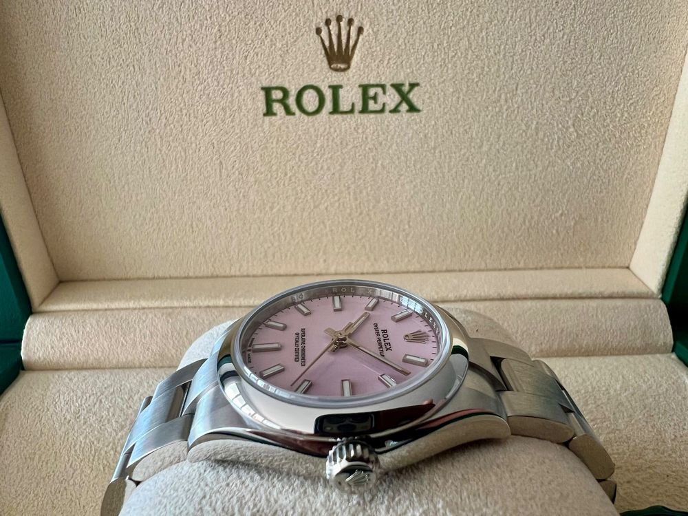 Rolex Orologi: ROLEX Oyster 31 Lady, Pink dial, Ref.277200, Full set 09.21 – Nuovo (secondo la descrizione) da Le Mont-sur-Lausanne venduto da LycaGallery 4