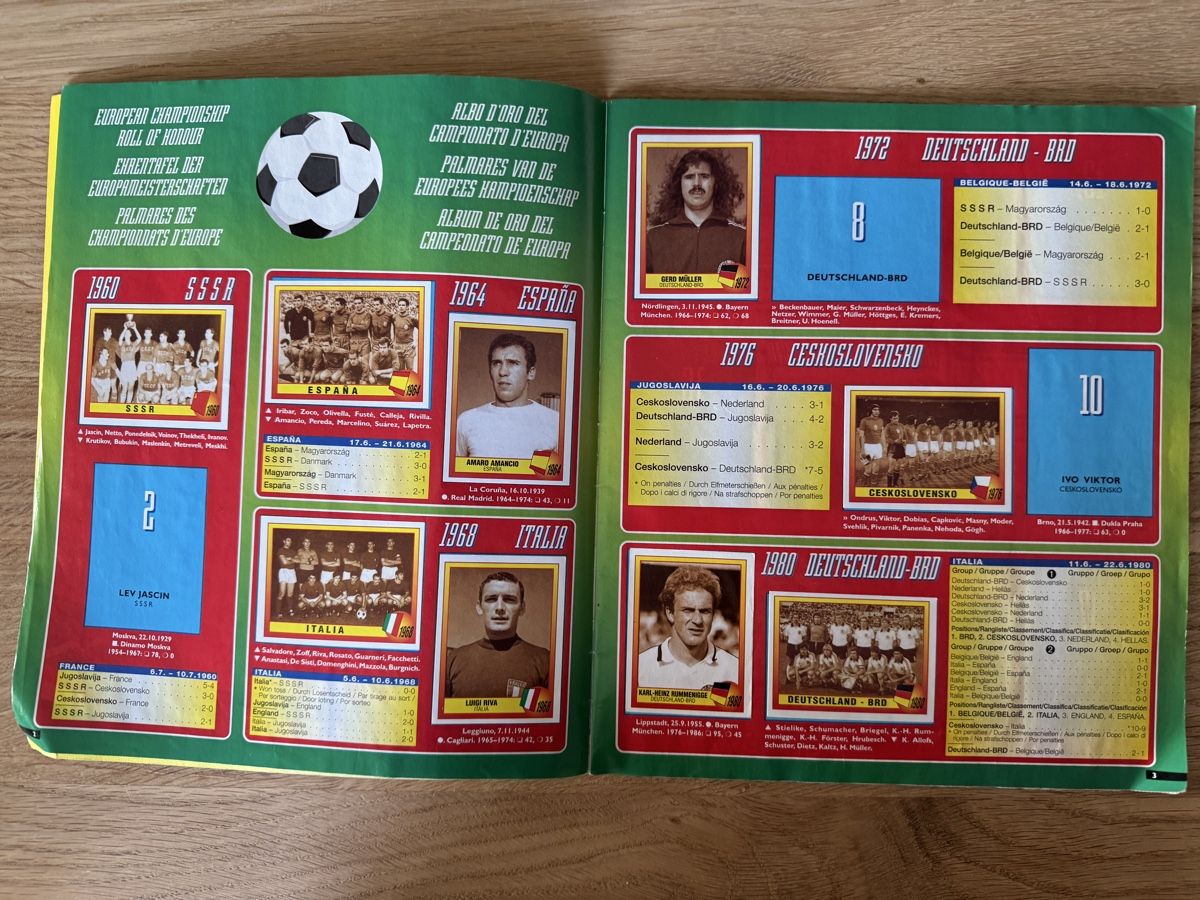 Panini Cartes à collectionner: Panini Europa 96, EM 96 Stickerheft – D'occasion à Teufen AR par lhe_wd6h 6