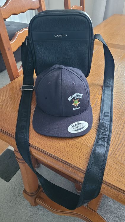 Casquette Vintage John Deere Snapback Noire - Années 90 - Morrison Chippewa