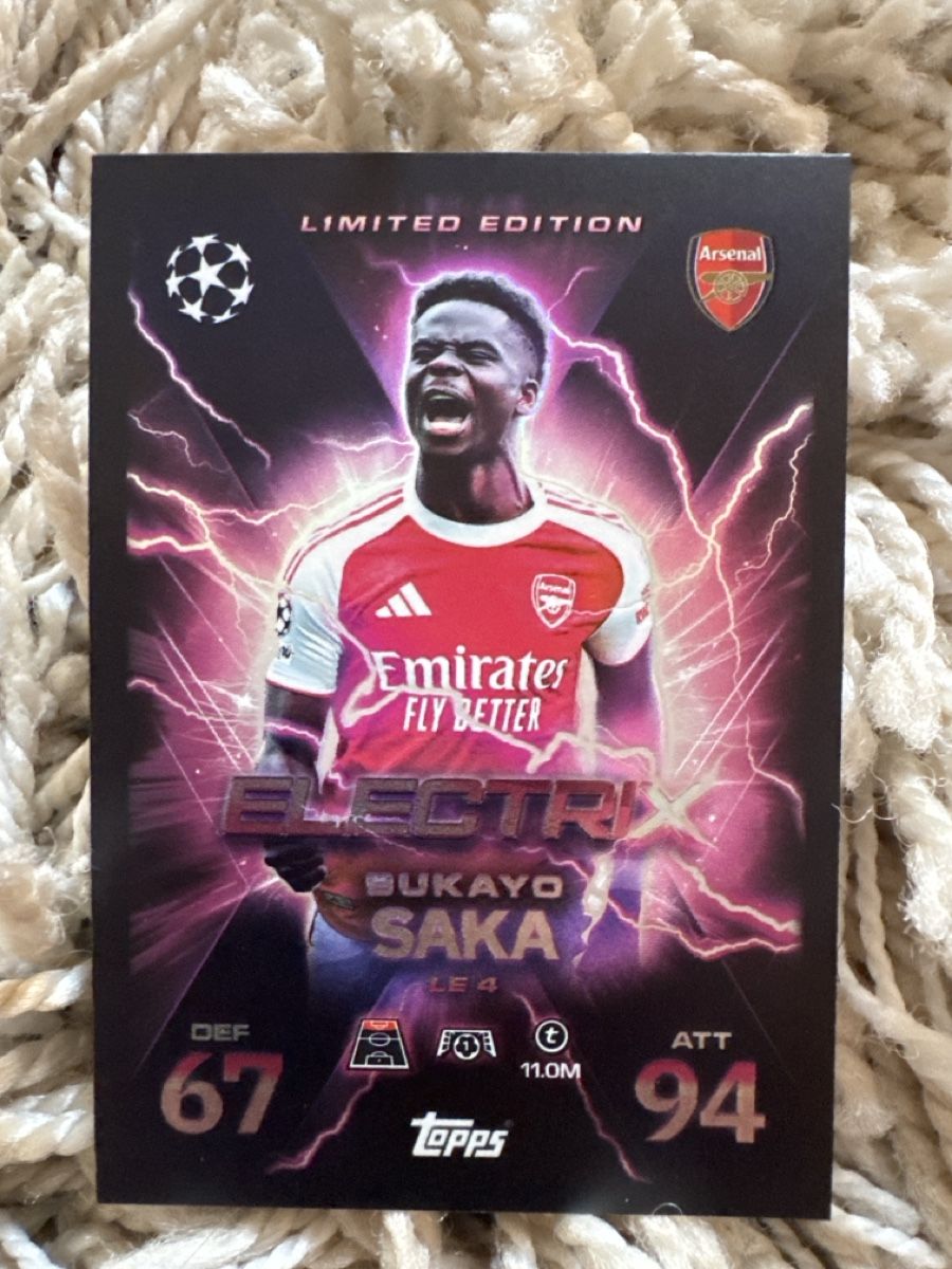 Topps Carte collezionabili: Topps Match Attax Extra Bukayo Saka – Nuovo (secondo la descrizione) da Muolen venduto da Pelon1