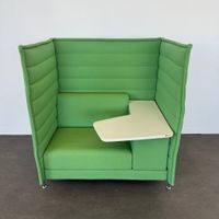 Vitra Alcove Work grün Arbeitsfläche links