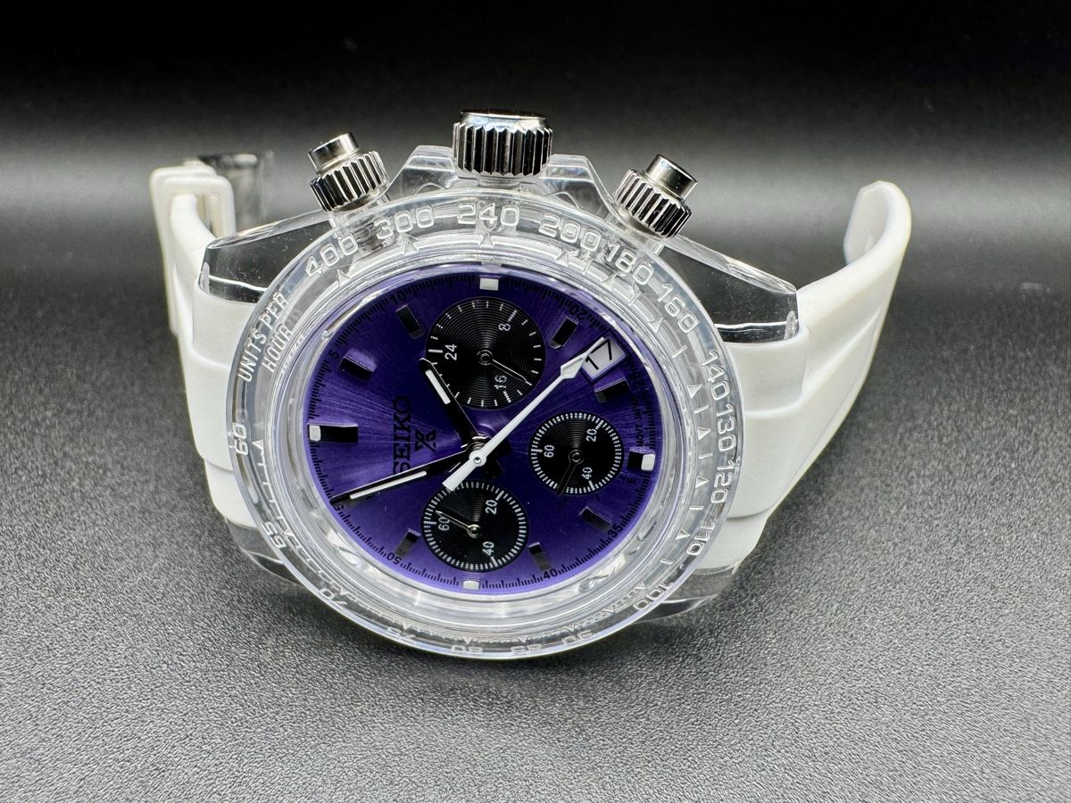 Orologi: Seitona Prospex Purple Chronograph – Nuovo e nell'imballaggio originale da Arnegg venduto da watch-shop 2