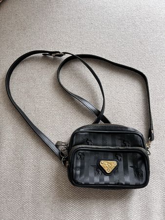 Maison Mollerus Shoulder Bag Black Pouch 