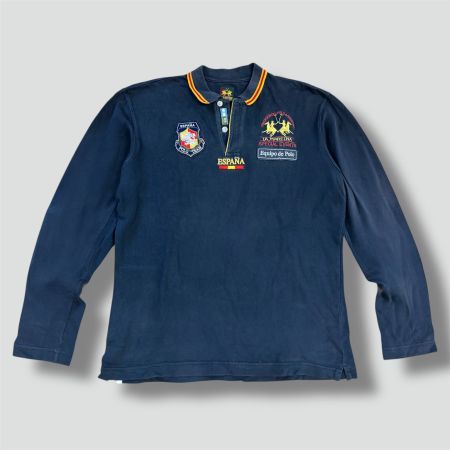 La Martina Spain black vintage polo retro (ralph Lauren ) he