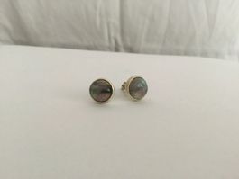 Ohrstecker Labradorit
