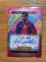 Topps Inception Rivaldo Fc Barcelona Autogramm /75
