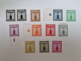 Deutsches Reich Dienstmarken Set Briefmarken postfrisch
