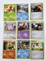 Pokemon Karten Konvolut 9 Stück HeartGold&SoulSilver