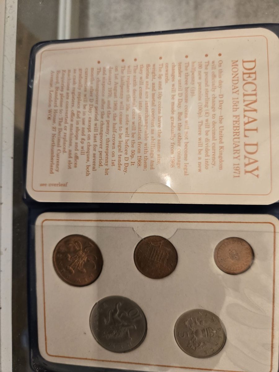 Tutti le monete: Britain First Decimal Coins 1971 Set Mint Condition – Usato da Birrhard venduto da kristiii 2