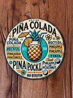 Pina Colada - Schönes Blechschild - 20 CM - neu