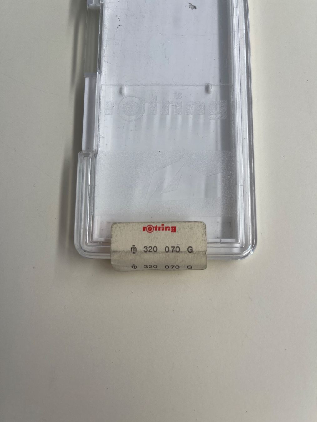 Rotring Sciablone: Schreibschablone Rothring, Höhe 7 mm, Nr. 7 – Usato da Matzingen venduto da carola71 1