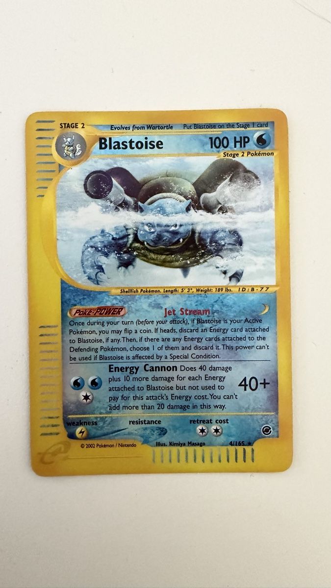 Pokémon Carte collezionabili: Carta pokemon blastoise holo reverse – Usato da Caslano venduto da tuning21