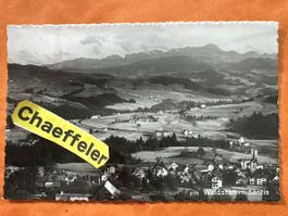 Postkarte 1946 Appenzellerland Waldstatt mit Säntis 