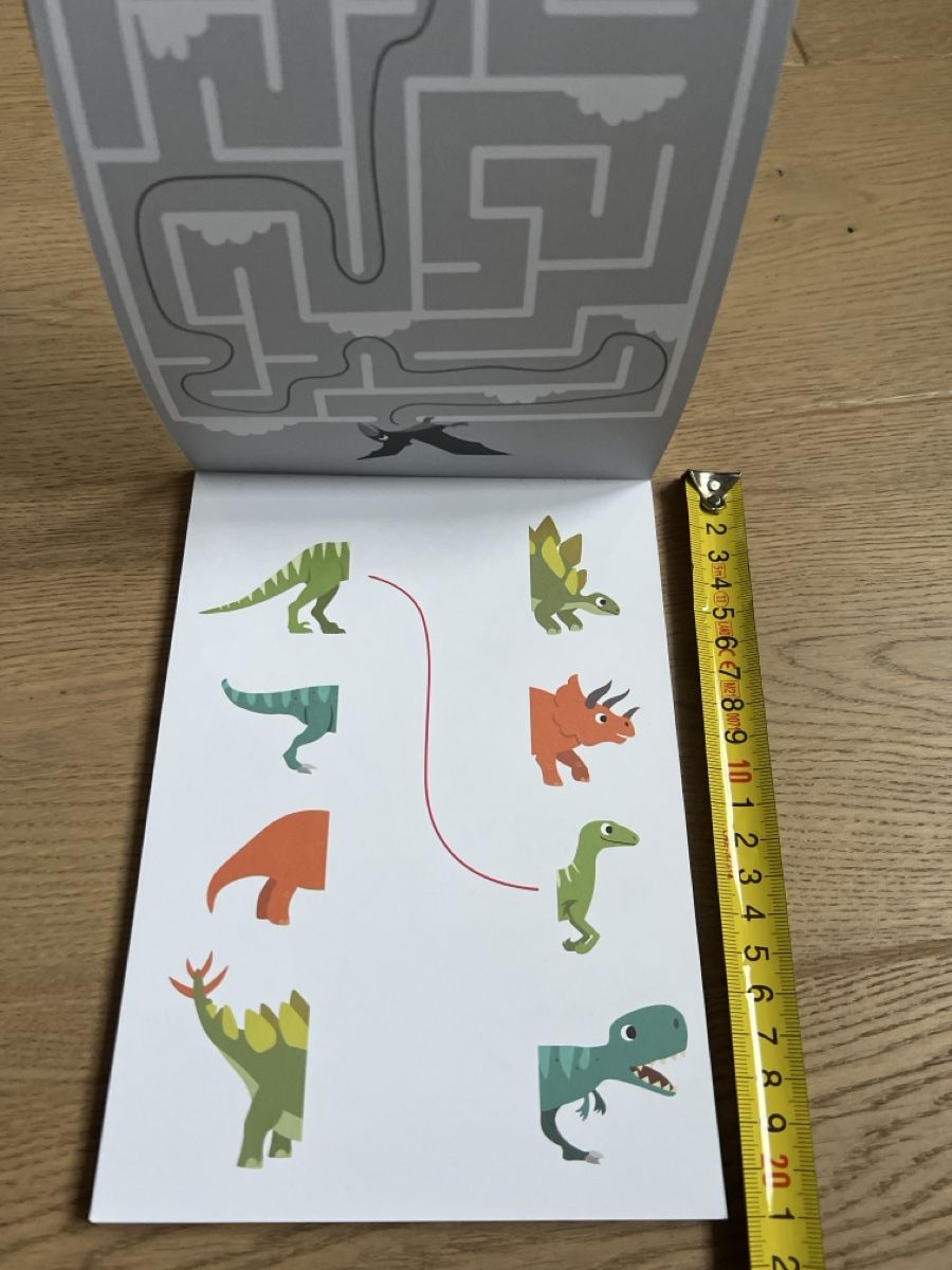 Libri: Kindergartenblock Rätselblock Malheft Dino Dinos – Usato da Oensingen venduto da katepe 1