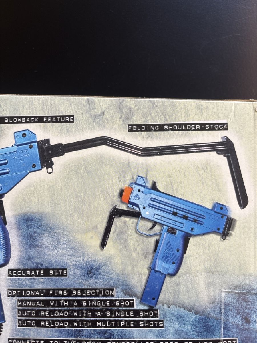 Controller: Game Uzi Light Shooter PS2 Controller blau Lightgun – Nuovo e nell'imballaggio originale da Volketswil venduto da 1970rog 2