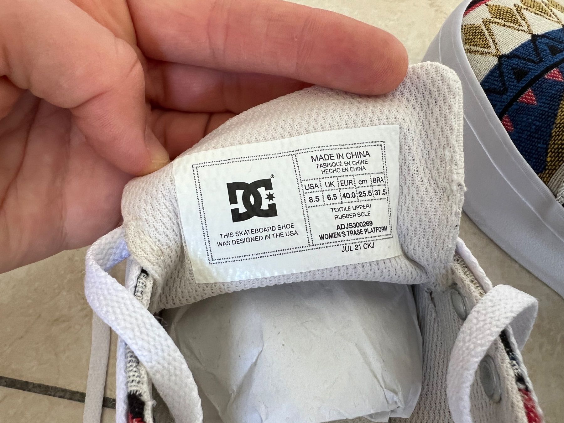 DC shoes Damenschuhe: Sneaker DC Shoe nuove, misura 40, multicolore – Neu (gemäss Beschreibung) aus Faido von Manuela86 4