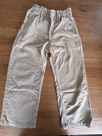 Jeans fille wide legs taille ajustable H&M 128