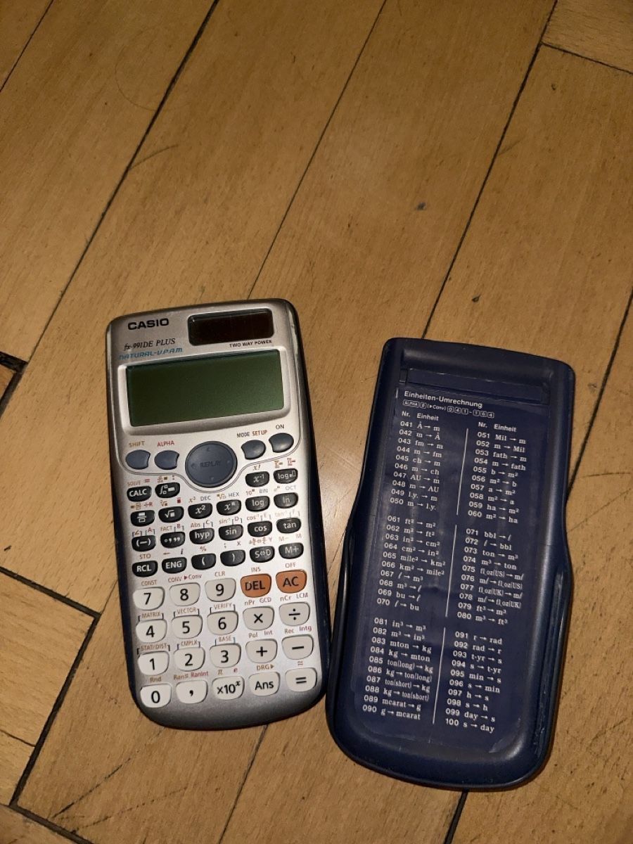 Casio Calcolatrici tascabili: Casio FX-991DE Plus Scientific Calculator – Usato da Zürich venduto da justus_grabowsky