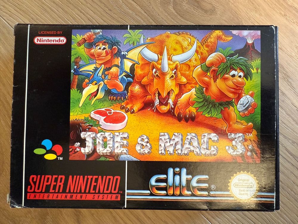 Joe & Mac 3 SNES PAL EU(mit EN/DE/FR Anleitung) *sehr gut* 2