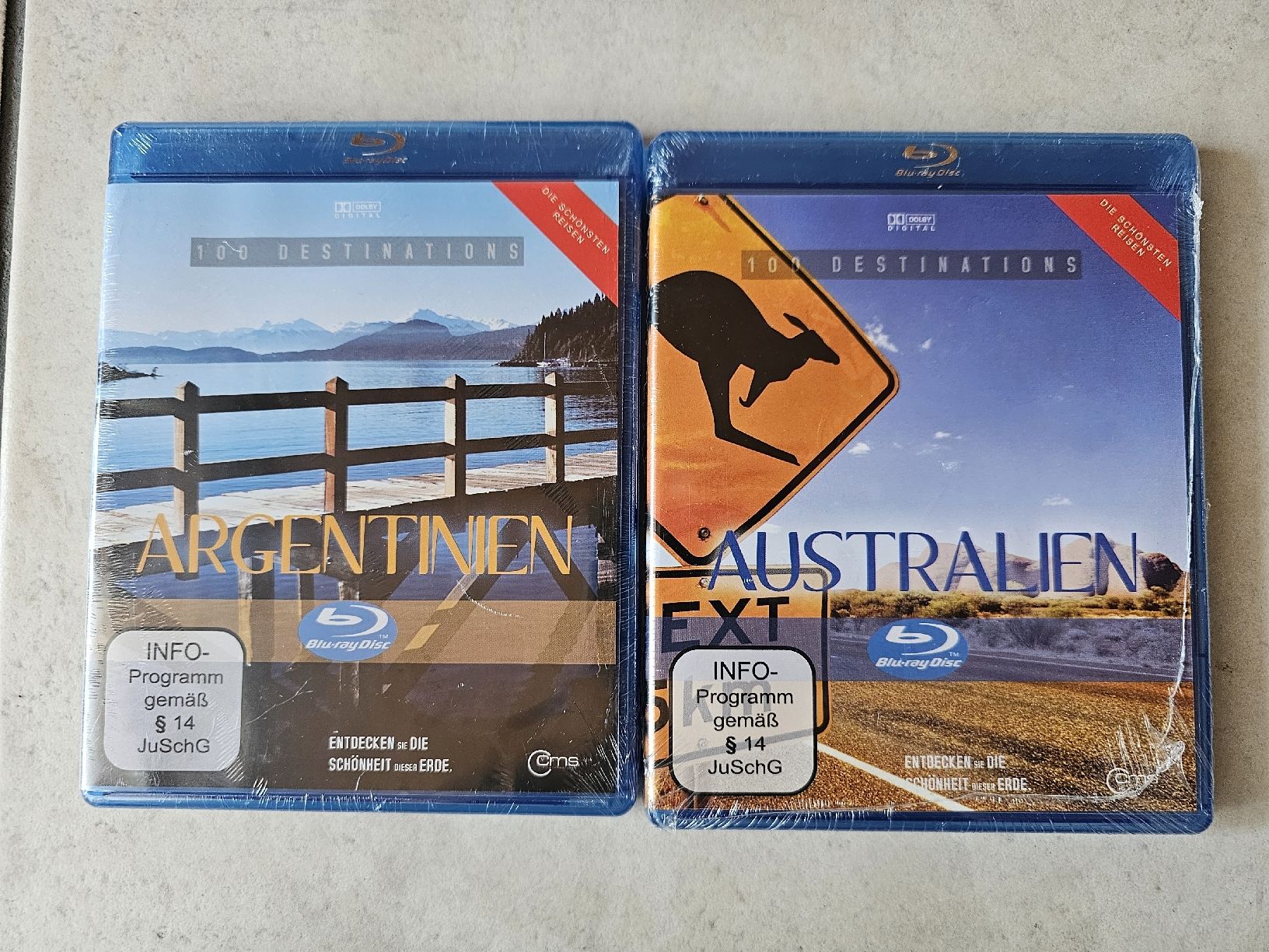 Alle DVDs: Argentinien & Australien - 100 Destinations / Bluray OVP – Neu und originalverpackt aus Schneisingen von backstore24