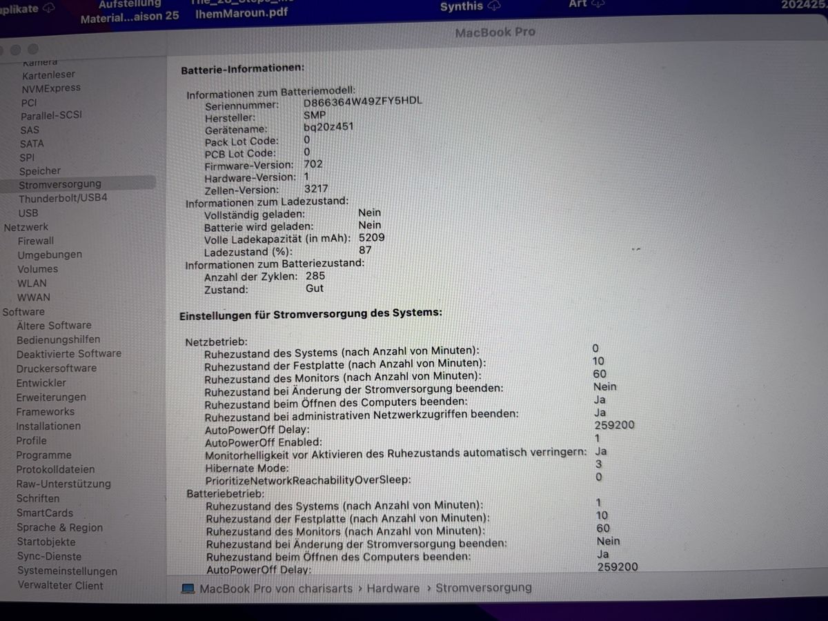 Apple Notebooks: Mac Book Pro 2015 13“ mit 1TB – Gebraucht aus Lommis von charisarts 2