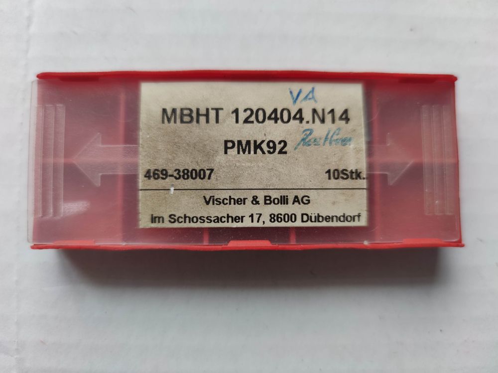 Wendeplatten MBHT 120404 für Drehbank / CNC (Neu (gemäss Beschreibung ...