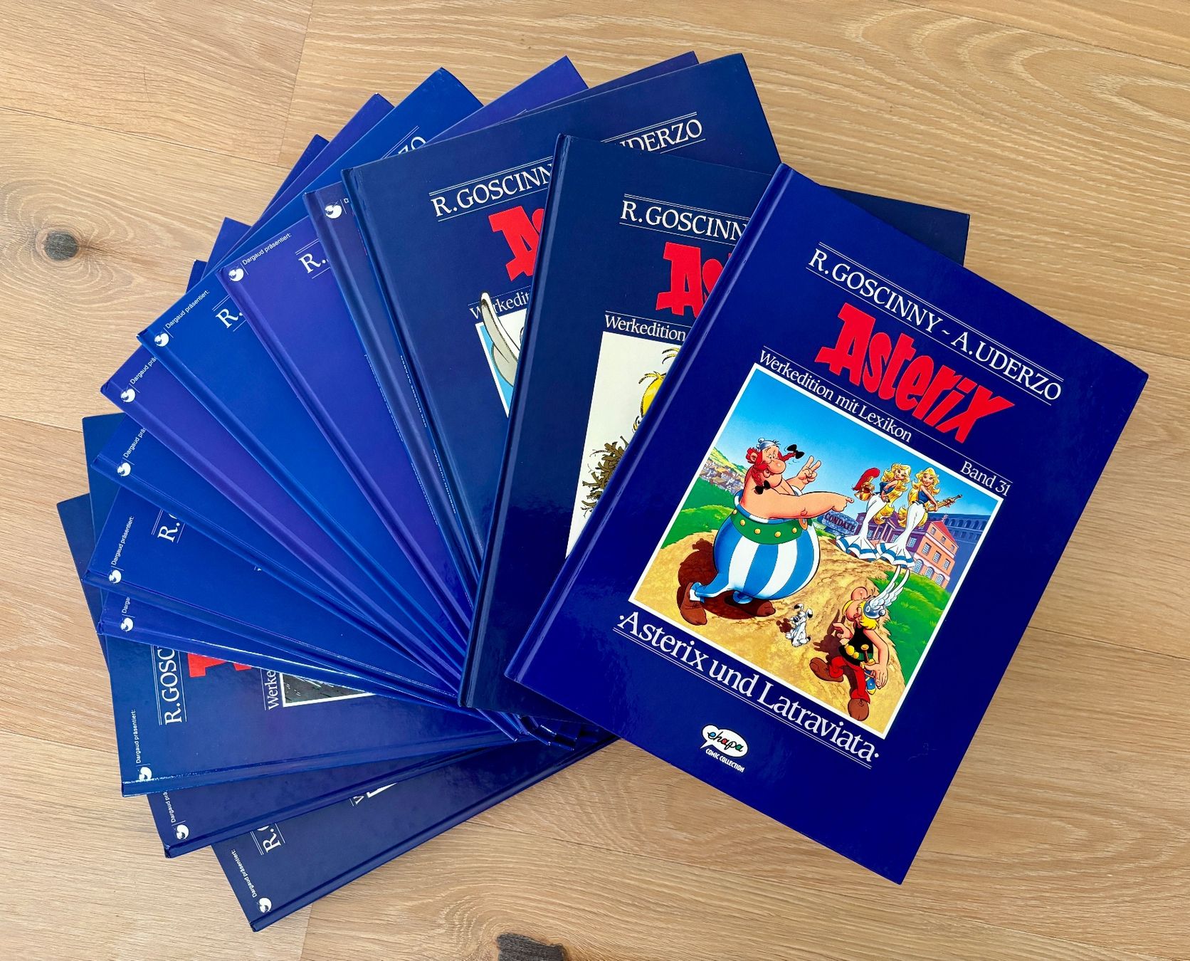 Fumetti: Asterix 15 Werkeditionen mit Lexikon – Usato da Nürensdorf venduto da atacama07 2
