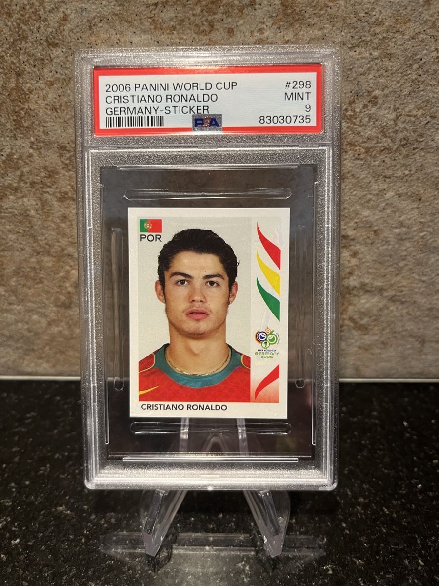 Panini Sammelbilder & Trading cards: Cristiano Ronaldo RC Panini World Cup PSA 9 – Neu (gemäss Beschreibung) aus Moudon von AndreSR89